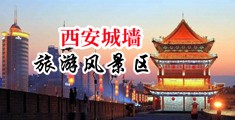 操美囯美女中国陕西-西安城墙旅游风景区